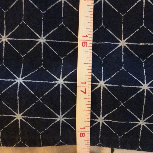 Levi’s 100% Cotton Sleeveless Navy Peplum Top - Picture 6 of 8